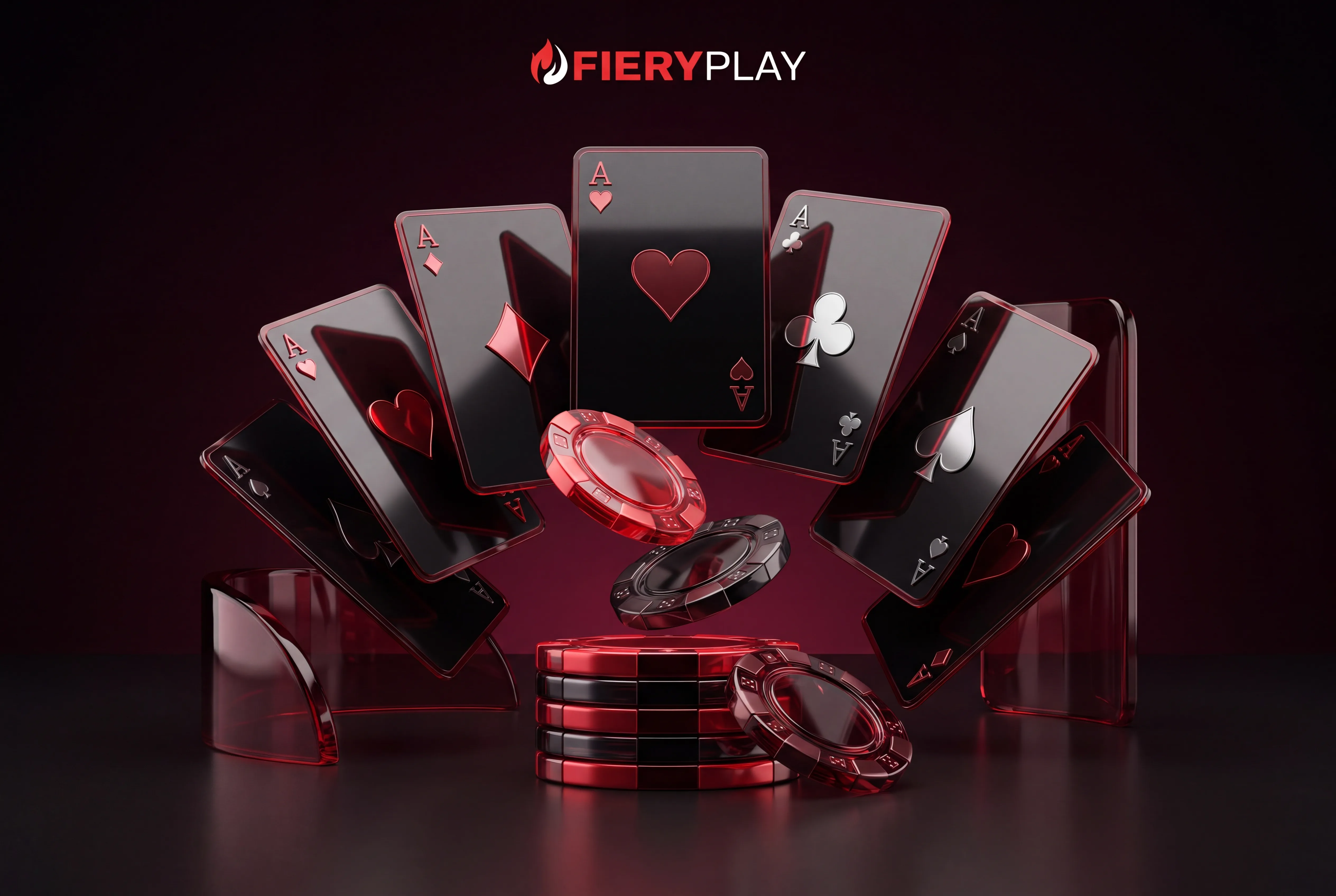 Fieryplay casino cards and chips